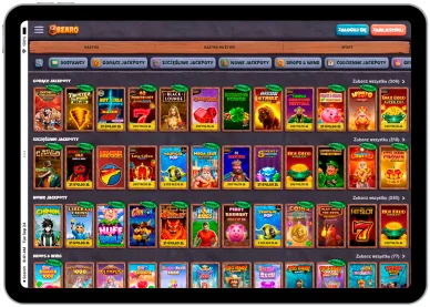 Gry jackpoty Bearo Casino — gry jackpoty