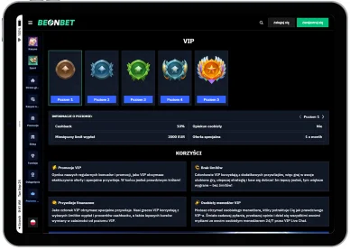 VIP Klub w BeonBet Kasyno BeonBet — VIP Klub