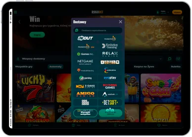 Dostawcy gry w kasynie Dostawcy gry w Rokubet Online Casino