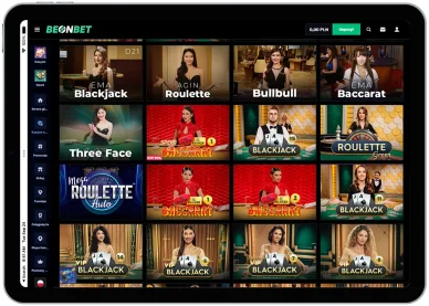 Gry na żywo w Kasino BeonBet Kasyno na żywo