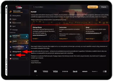 Wsparcie klienta w MadCasino Wsparcie klienta