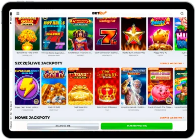 Gry z pulą nagród Gry z jackpotami w Casino online BetRiot