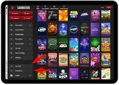 Wsparcie klienta w CasinoStars kasyno Wsparcie klienta