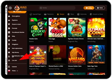 Obsługa klienta w Hugo Casino Online