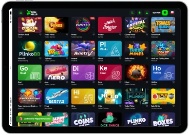 Kasyno SpinMills — mini gry Mini Gry