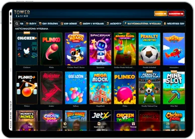 Natychmiastowa wygrana Błyskawiczna wygrana w Casino Online Tower
