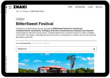 BitterSweet Festival Festiwale w Polsce — BitterSweet Festival