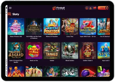 Sloty w KasynoFireball Sloty w kasynie