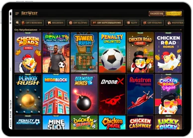 Gry natychmiastowe w Casino Betwest