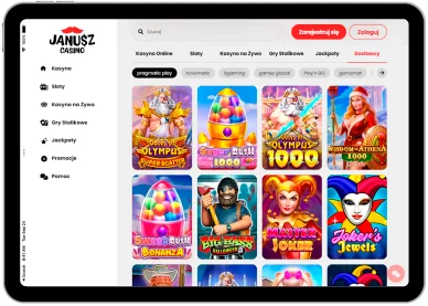 Dostawcy gier w Janusz Casino