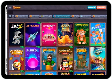 Gry natychmiastowe Gry natychmiastowe w Casino Online Bearo