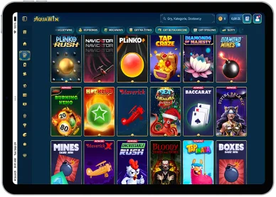 Gry Błyskawiczne w kasynie AquaWin