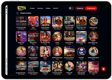 Kasyno na żywo w Yep Casino Online