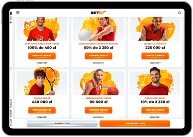 Sportowe bonusy Sportowe bonusy w Bet Riot Casino