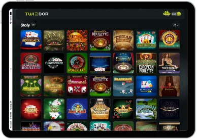 Twindor Online Casino — gry stołowe