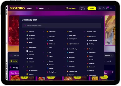 Dostawcy gry w kasynie Dostawcy gry w Slotoro online casino