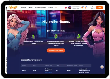 Highroller-Bonus w V.Vegas Casino Online