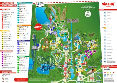 walibi holland plattegrond