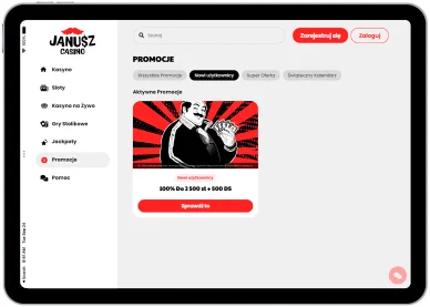 Bonusy dla nowych użytkowników Casino Janusz