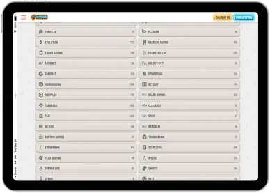 Dostawcy gry w kasynie Dostawcy gry w CasinoWyns