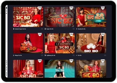 Kości na w kasyno na żywo Kości na żywo