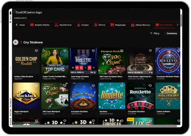 Gry Stołowe w Casino God of Casino