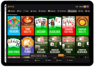 Casino Atefia — gry stołowe