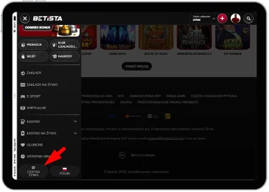 Wsparcie klienta Betista casino