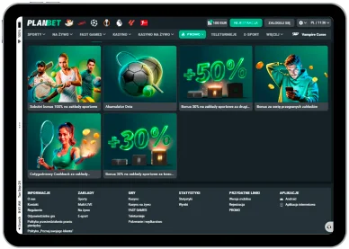 Promocje sportowe Promocje sportowe w kasynie Planbet