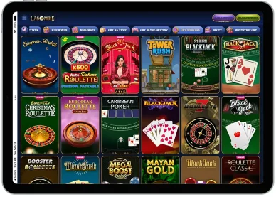 Gry stołowe w kasynie online Casombie Gry Stołowe