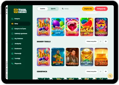 Sloty Tikal Casino Polska — sloty