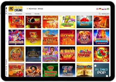 Sloty w Casino Pelican Polska Sloty w kasynie