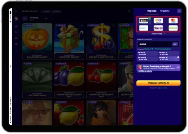 Metody płatności w kasynie