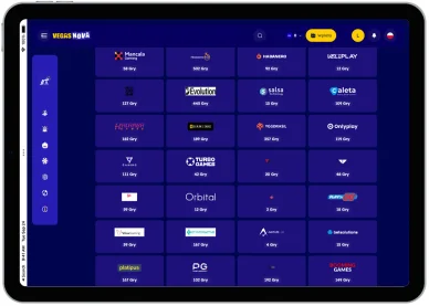 Dostawcy gier w kasynie Dostawcy gier w Casino Vegasnova