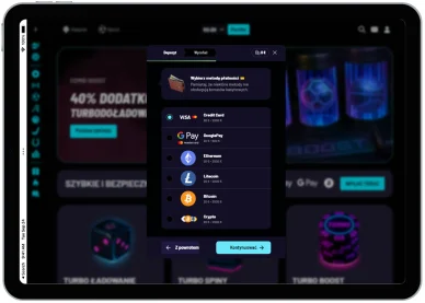 Płatności w kasynie Turbowins