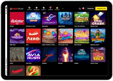 Casino Fiery Play — gry z crashem