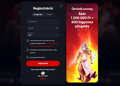 Yep regisztráció és online kaszinó belépési folyamat