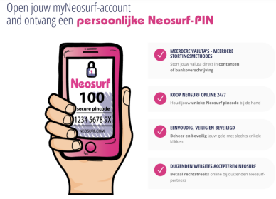 Présentation du code PIN Neosurf sur téléphone mobile.