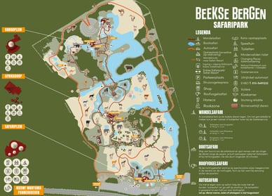plattegrond safaripark beekse bergen