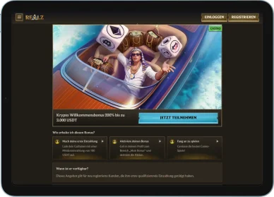 Bonusse für Einzahlungen Wöchentlicher Krypto-Reload-Bonus Realz