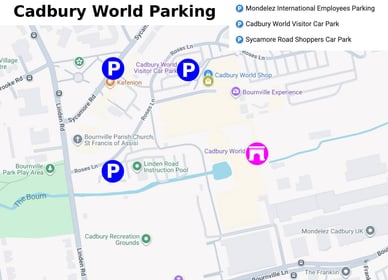 cadbury world parking