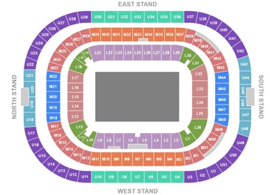twickenham stadium seating plan
