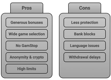 casinos international pros and cons casinos international pros and cons
