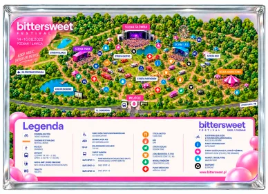 Jak dotrzeć do festiwalu? Mapa festiwalu BitterSweet