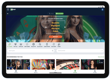 mobilni casino 5 € deposit