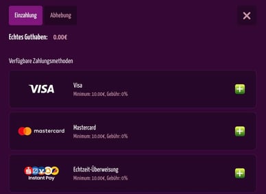 Joker 8 Casino Einzahlungsmethoden