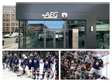Führung und Trainerstab des Eishockeyclubs Eisbären Berlin