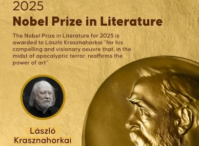 Krasnahorkai László elnyerte a Nobel-díjat irodalom kategóriában Krasznahorkai László Nobel-díj