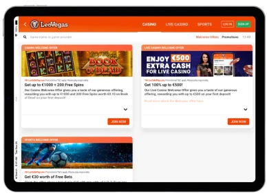 Registration at LeoVegas step 4