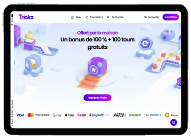 Trickz, casino en ligne étranger.